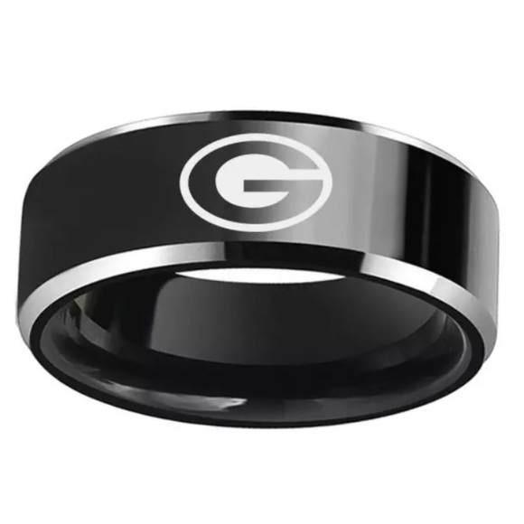 Jewelry - Black Green Bay Packers Ring